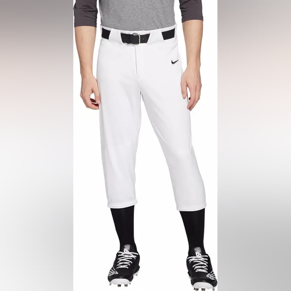 NWT NIKE Men's White Athletic Sports Baseball Pants (#252)